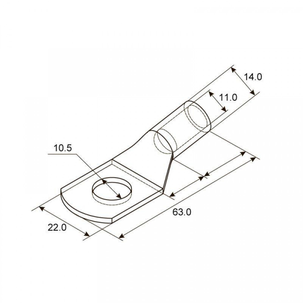 Наконечник ТМЛ 50-10-11 Rexant 07-5323