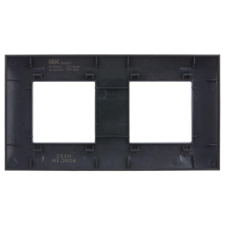 Рамка 2-м SKANDY SK-F02G графит IEK SK-M22-K53