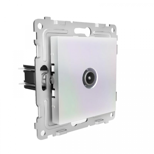 Розетка TV проходная СП Pixel 4DB механизм перламутр. TOKOV ELECTRIC TKE-PX-A1P-C04