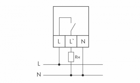 Реле напряжения CP-721-1 (CP-721-63A) (однофазное; цифровая индикация; напряжение питания 50-450В контакт 1NO 63А встроен. таймер регистрация аварий в памяти индикация текущего напряжения) (аналог УЗМ) F&F EA04.009.013