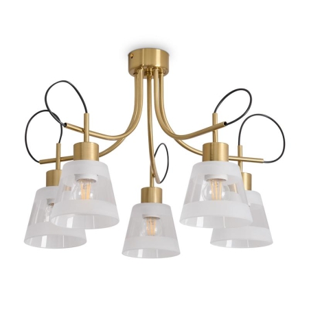 Светильник Caramel 5х60Вт E27 IP20 подвесной Freya FR5522PL-05BS
