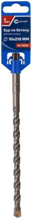 Бур по бетону Profi двойн. резьба SDS-Plus 12х210мм Cutop 40-12210