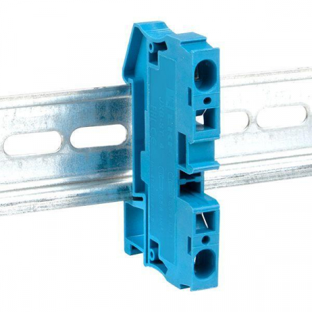 Колодка клеммная ST-4 41А пружинная син. EKF plc-jxb-st-4-blue