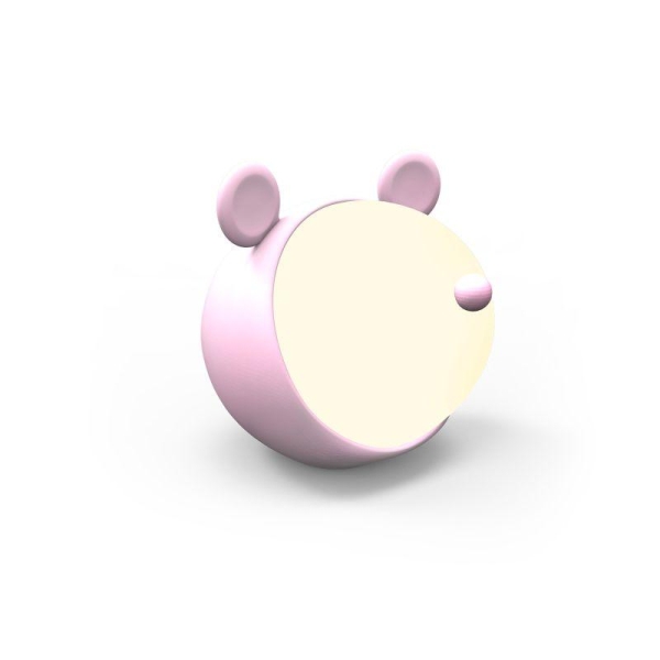 Светильник настольный Qplus 5Вт 2700-6000К 200лм 5В аккум. Li-ion 1200мА.ч диммир. ночник роз. GAUSS NN7024