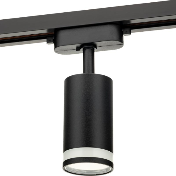 Светильник трековый ARTLINE поворотный 55х55х100мм GU10 230В алюм./пластик. 4кв.м черн. Ritter 59880 4