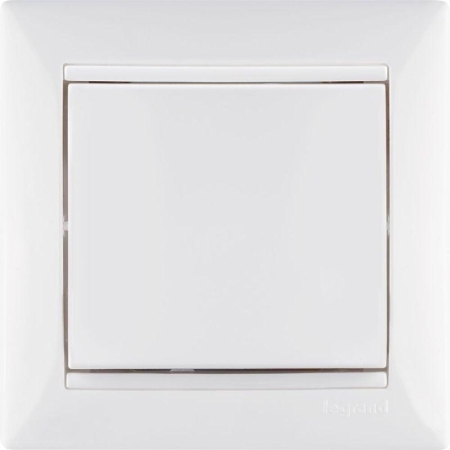 Переключатель проходной 1-кл. СП Valena 10А IP31 250В механизм бел. IEK 774406