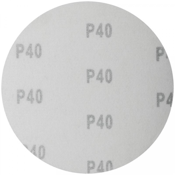 Круг шлифовальный сплошной (липучка) алюм./оксид 125мм Р 40 (уп.5шт) FIT 39652