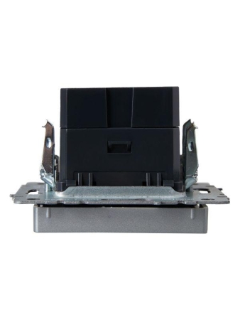 Розетка BRITE USB A+A 3.1А РЮ10-1-БрА механизм алюм. IEK BR-U21-D31-K47