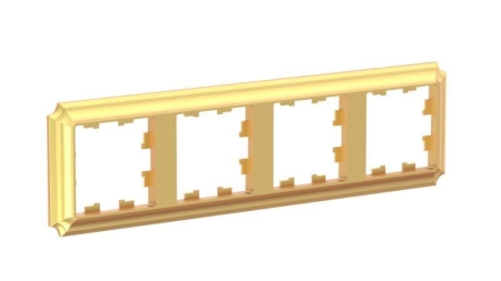 Рамка 4-м AtlasDesign Antique универс. зол. SE ATN101604