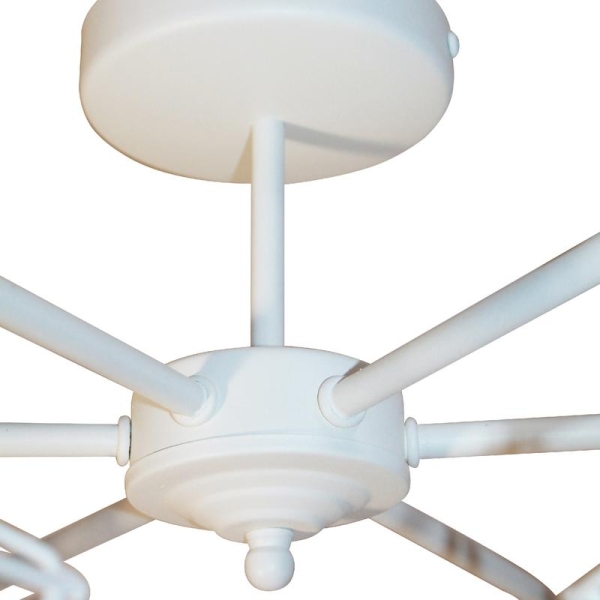 Светильник "Стелла" 161 НПБ 01-6х60-142 Е27 ИУ бел. муар Элетех 1005404670