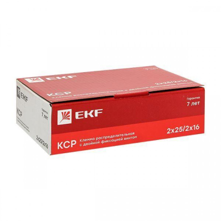 Клемма распределительная КСР с двойн. винтом 2х25/2х16 желт./зел. PROxima EKF ksr-2.25-2.16-y-green