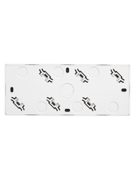 Розетка 3-м ОП LETO с заземл. закрытый корпус ПБТ бел. LEZARD 752-0200-127BUP