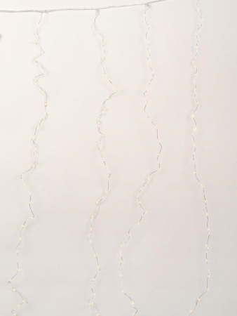 Гирлянда "Занавес-водопад" CLLDM400WW-C-USB-RC 1.5х2м 400 тепл. бел. светодиодов 10 нитей с контроллером для помещений пульт SHLights 4690601050106