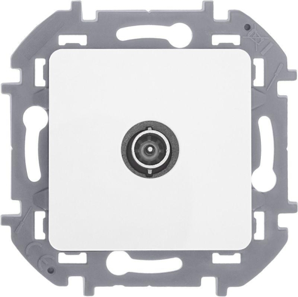 Розетка телевизионная оконечная TV Inspiria 10дБ 5-862мГц механизм бел. IEK 673870