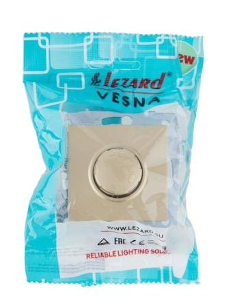 Диммер VESNA 800Вт зол. LEZARD 742-3688-115