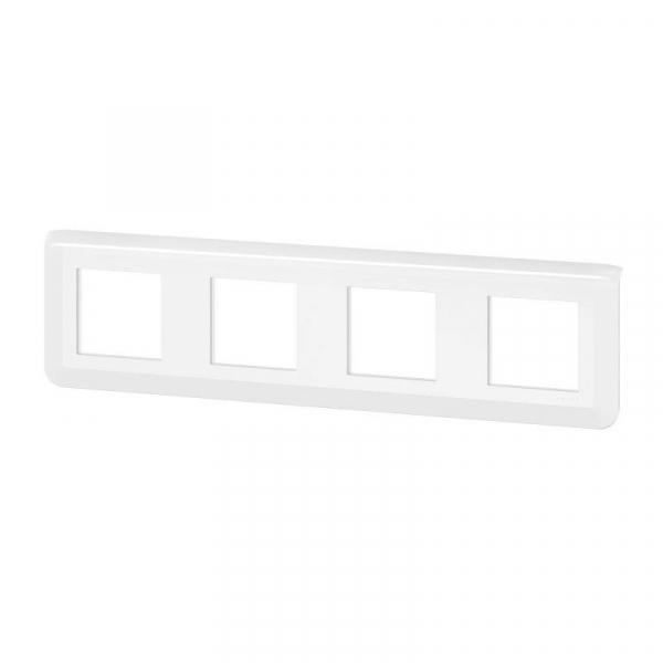 Рамка 4х2мод. Mosaic бел. Leg 078808L