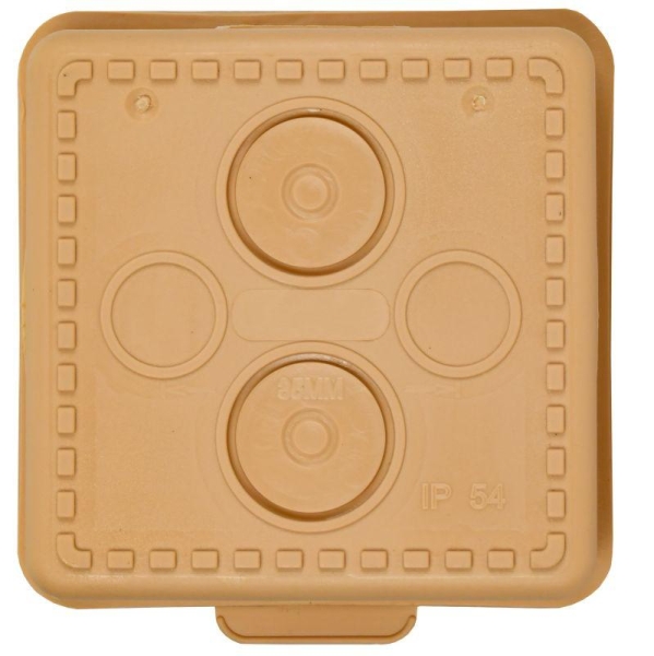 Коробка распаячная ОП КМ 65х65х50 IP54 откид. крышка 4 ввода сосна IEK UKO31-065-065-050-K34-54