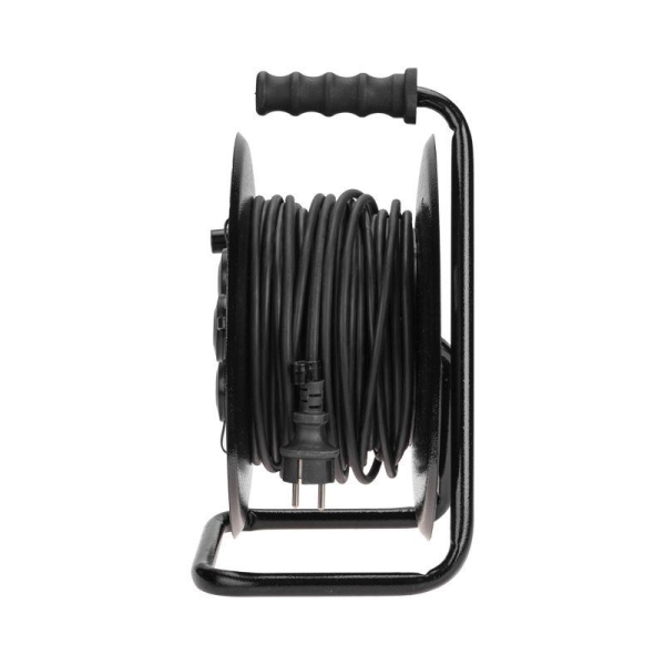 Удлинитель на метал. катушке 4х40 с заземл. IP44 КГ 3х1.5 c защ. крышкой Rexant 13-5012