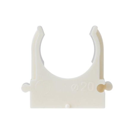 Держатель для труб (клипса) d20мм для монтажного пистолета бел. Rexant 28-0420-3