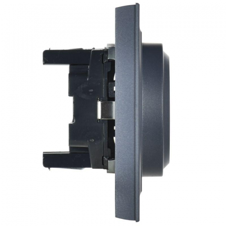 Розетка 2-м СП BRITE РС12-3-БрМ 16А в сборе с заземл. без защ. шторок маренго IEK BR-R21-16-K35-F