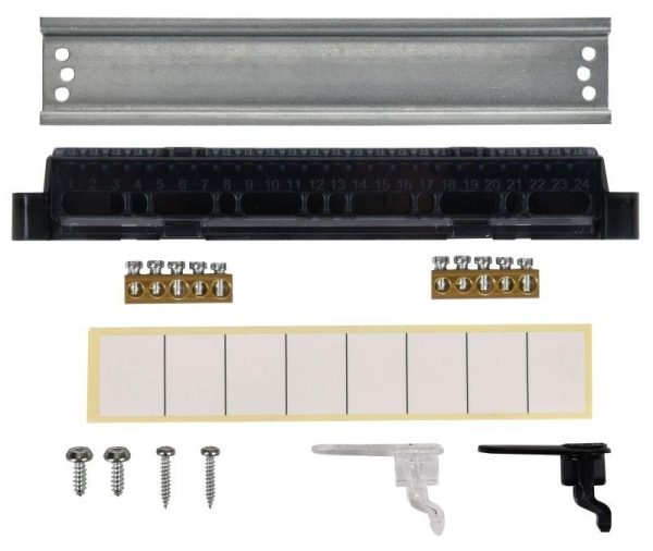 Корпус ЩРН-П-8 UNION Compact IP41 черн. прозр. дверь пластик. IEK UIC-KP12-N-08-41-K01