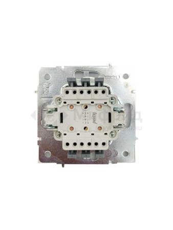 Выключатель проходной 2-кл. СП ZIMA IP20 10А безвинт. зажим бел. LEZARD 704-0288-106QC