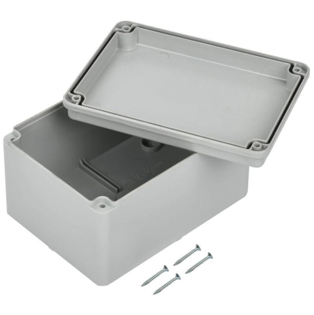 Коробка распаячная ОП 150х110х85 IP55 КМ41262 сер. IEK UKO11-150-110-085-K41-55S