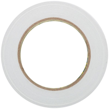 Лента клеящая 2-х сторонняя монтажная на вспененной основе 25ммх5м бел. FIT 11787