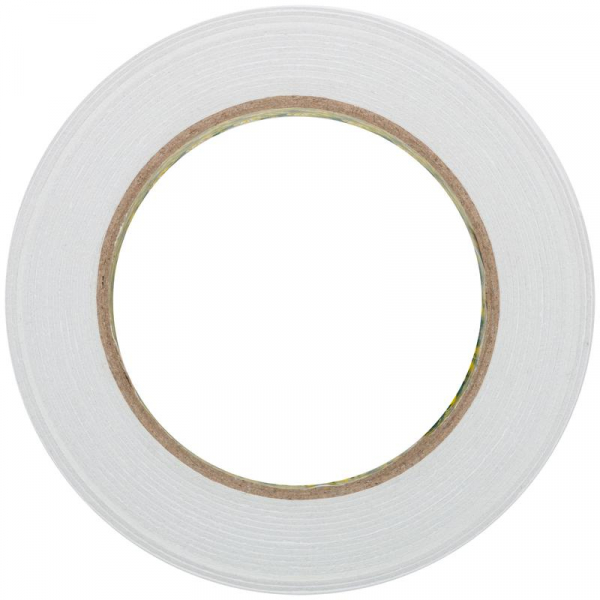 Лента клеящая 2-х сторонняя монтажная на вспененной основе 25ммх5м бел. FIT 11787