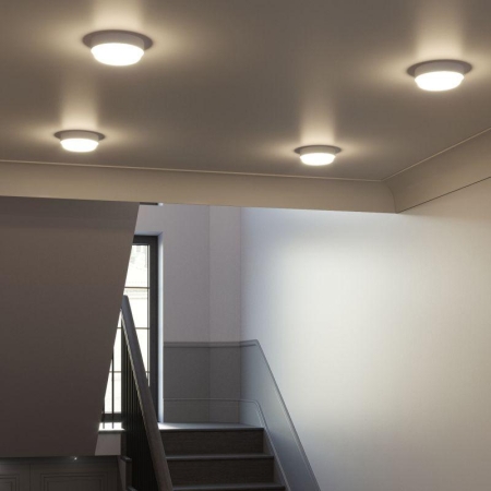 Светильник светодиодный Elementary 15Вт 4000К IP65 1500лм 155х155х52мм ДБП круг настенно-потолочный с дежурн. режимом и датчиком звука GAUSS 126411215-DMA