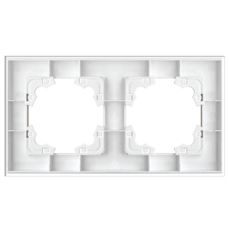 Рамка 2-м Афина стеклянная шампань UNIVersal 2279