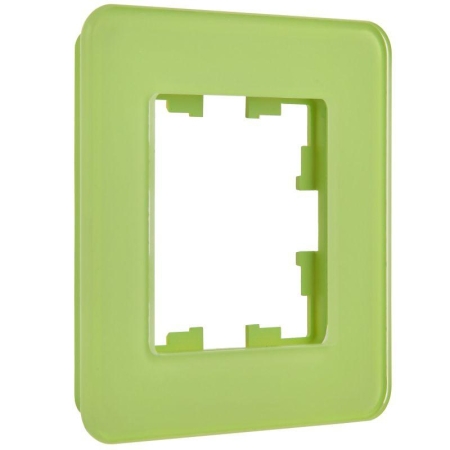 Рамка 1-м BRITE РУ-1-2-Бр стекло эко грин RE IEK BR-M12-G-41-K06