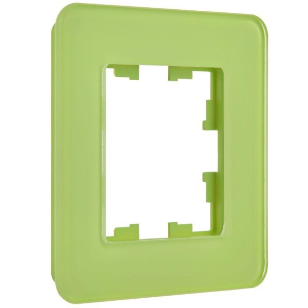 Рамка 1-м BRITE РУ-1-2-Бр стекло эко грин RE IEK BR-M12-G-41-K06