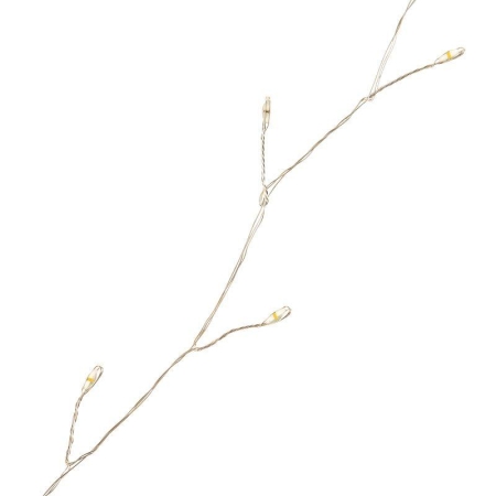 Гирлянда светодиодная "Роса "Фейерверк" 10м 250LED тепл. бел. 7.2Вт IP20 с контроллером на катушке Neon-Night 303-436