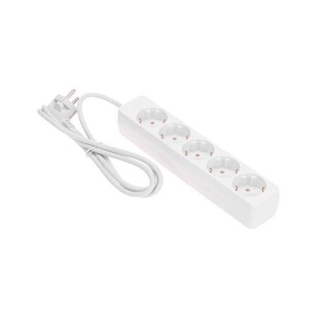 Удлинитель 5х1.5м с заземл. 3х0.75 бел. PROCONNECT 13-4211