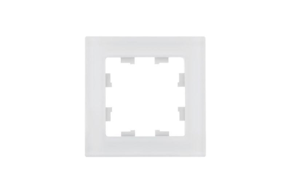 Рамка 1-м AtlasDesign Nature натур. стекло бел. SE ATN360101