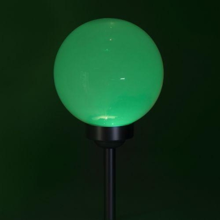 Светильник светодиодный садовый ERASF22-55 "Шар" d20см RGB уличный на солнечн. батарее Эра Б0057656