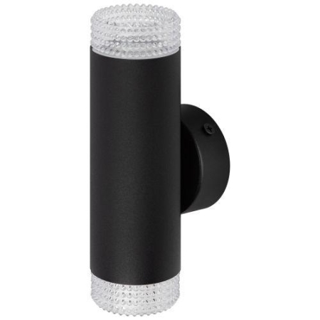 Светильник WL50 BK/TR 2хGU10 2х12Вт IP20 настенный черн. прозр. Эра Б0061194