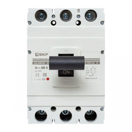 Выключатель автоматический 3п 630/400А 50кА ВА-99М PROxima EKF mccb99-630-400m