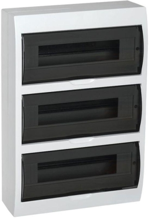 Корпус навесной ЩРН-Пк-45 Krepta 3 IP41 пластик. бел. IEK MKP12-N-04-45-41