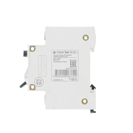 Выключатель автоматический дифференциального тока 2п (1P+N) C 10А 10мА тип A 4.5кА City9 Set 230В SE C9D51610