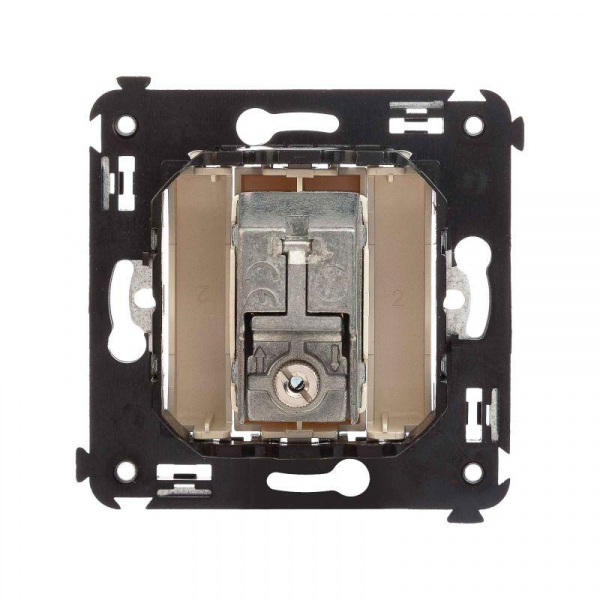 Розетка телевизионная проходная TV СП Avanti "Ванильная дымка" DKC 4405513