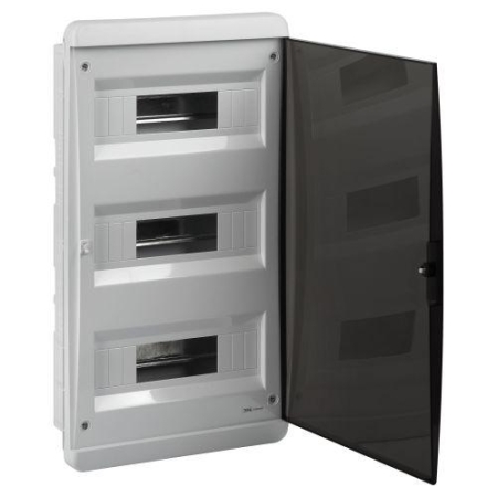 Корпус встраиваемый COMFORT ЩРВ-П-36 IP40 пластик. прозр. крышка бел. Эра Б0067241