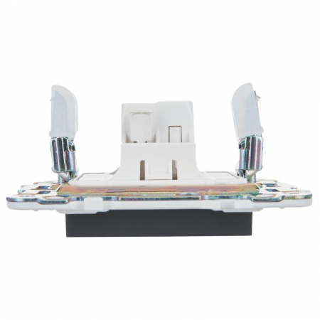 Выключатель 1-кл. SKANDY 10А SK-V07G с индикацией графит IEK SK-V10-1-10-K53