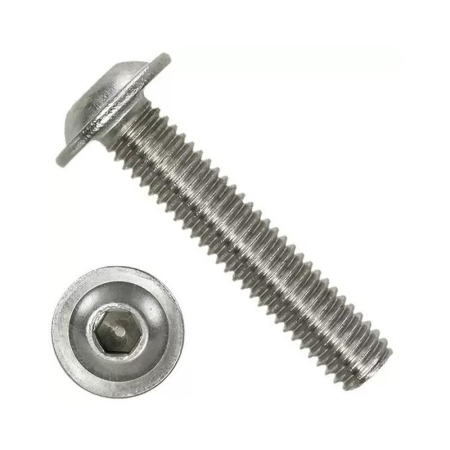 Винт с полукруглой головкой М4х40 DIN 7985 оцинк. (уп.9шт) Tech-Krep/Zitar 126571