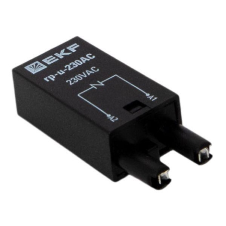 Модуль защитный с варистором 230В AC для промежуточных реле RP AVERES EKF rp-u-230AC