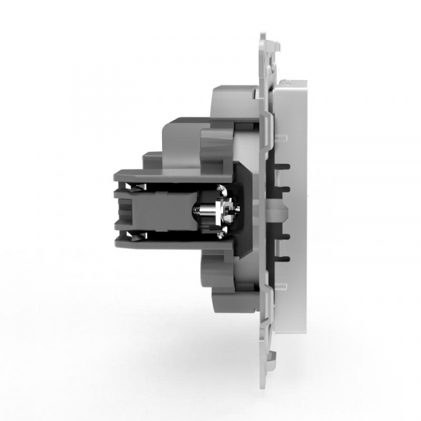 Розетка TV оконечная СП Pixel 1DB механизм алюм. TOKOV ELECTRIC TKE-PX-A1O-C03