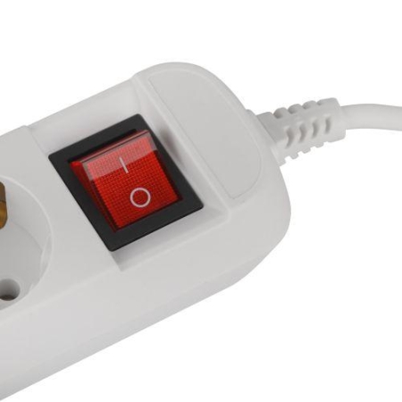 Удлинитель 3х5м с заземл. с выкл. ПВС 3х0.75 UDL-10-350-ES Greenline Эра Б0065080