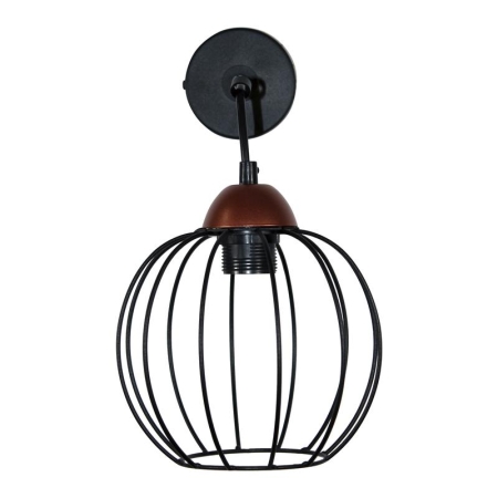 Светильник "Конти" 511 (Плафон Шар) НББ 01-60-165 Е27 (ИМ) настенный медь черн. муар Элетех 1005405032