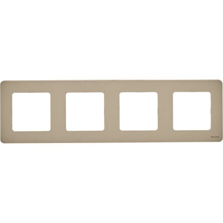 Рамка 4-м Inspiria шампань IEK 673968